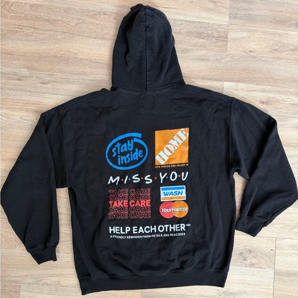 Dolls Kill Black Graphic Hoodie
